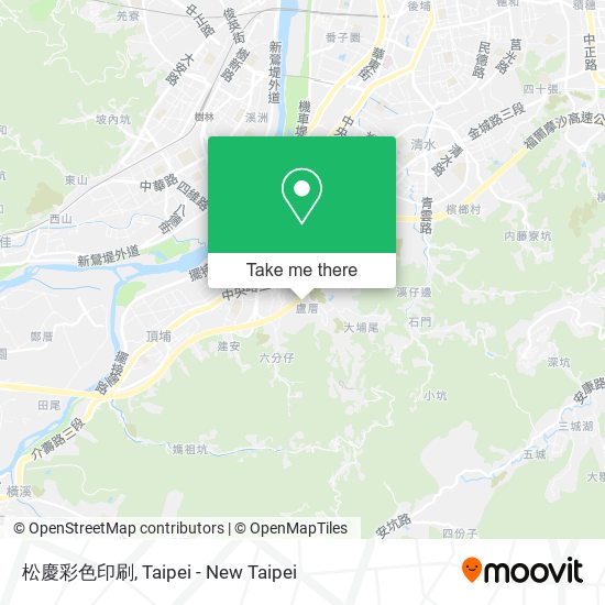 松慶彩色印刷 map