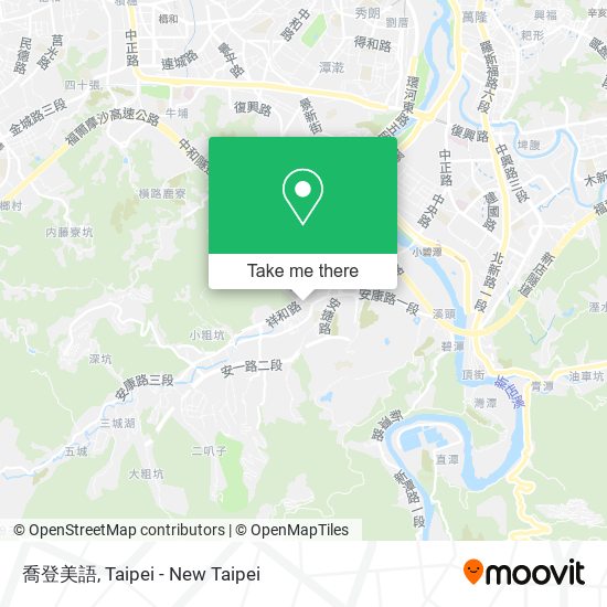 喬登美語 map
