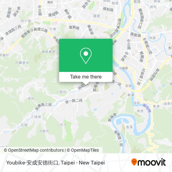 Youbike-安成安德街口 map