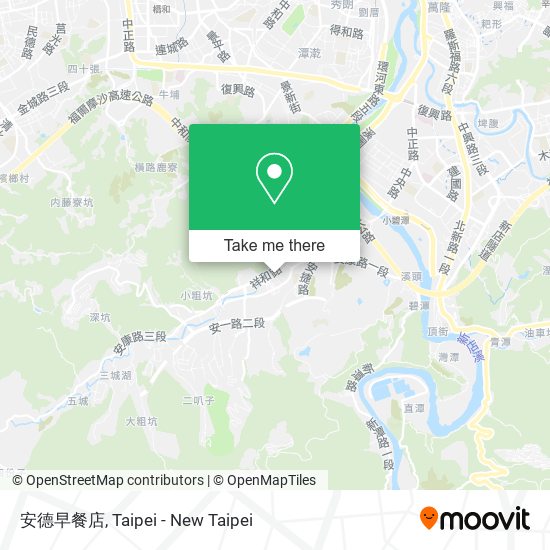 安德早餐店 map