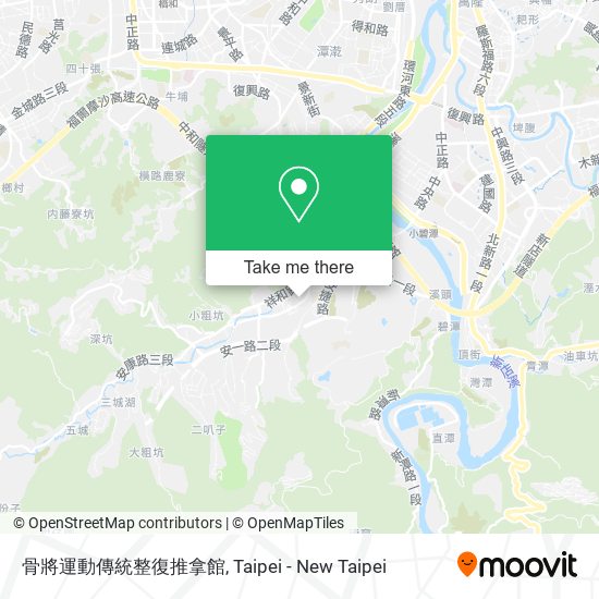 骨將運動傳統整復推拿館 map