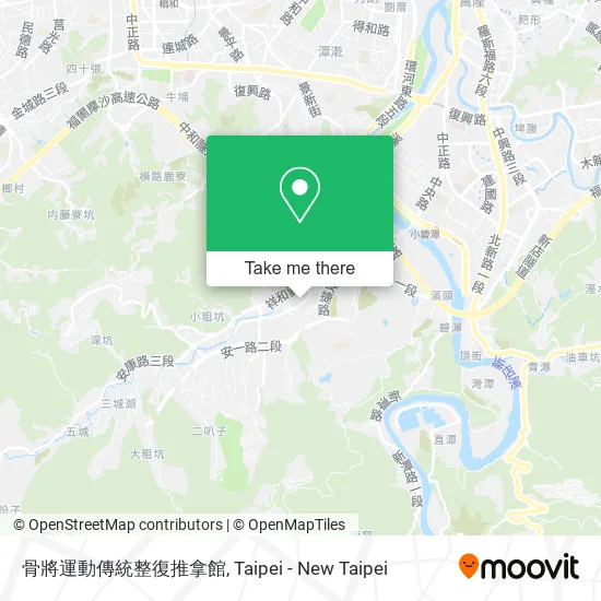 骨將運動傳統整復推拿館地圖