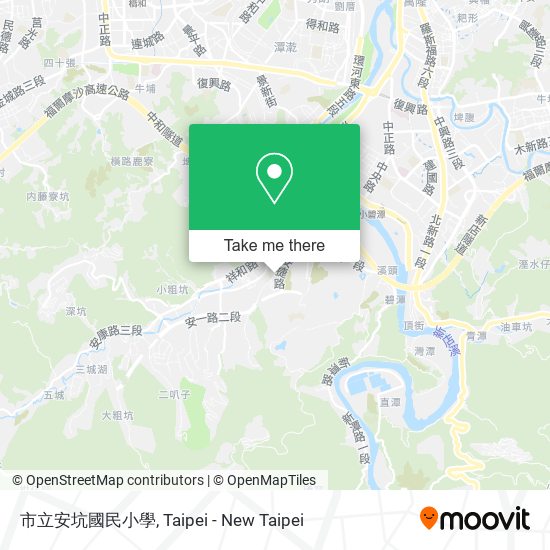 市立安坑國民小學地圖
