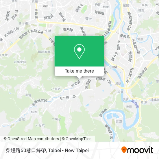 柴埕路60巷口綠帶地圖