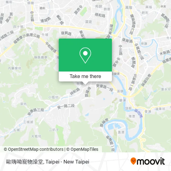 歐嗨呦寵物澡堂地圖