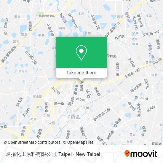 名揚化工原料有限公司 map