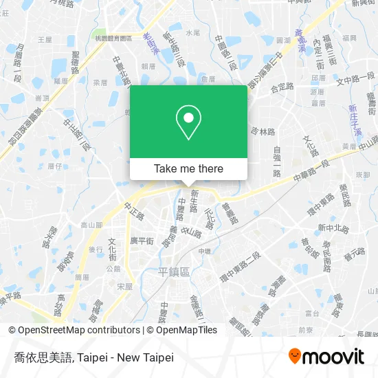 喬依思美語地圖