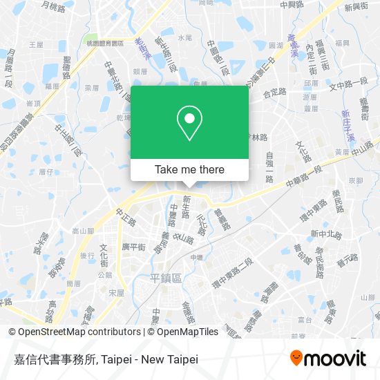 嘉信代書事務所 map