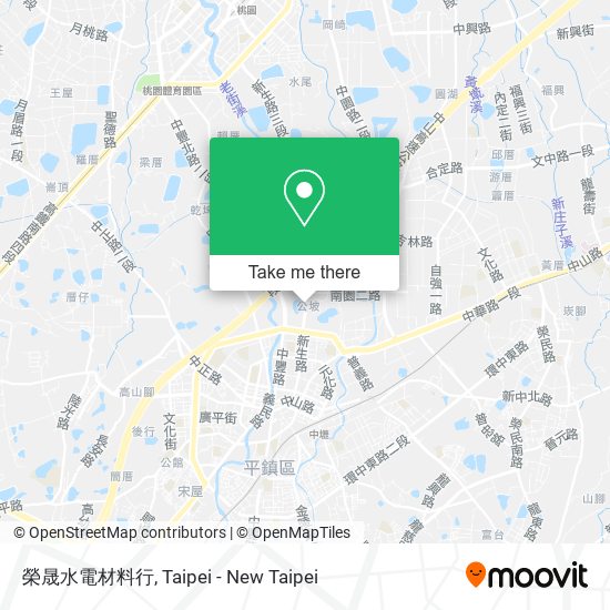 榮晟水電材料行 map
