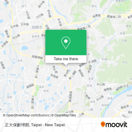 正大保齡球館地圖