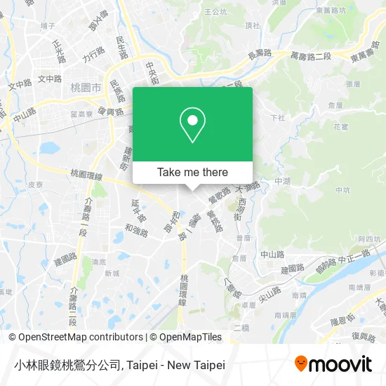 小林眼鏡桃鶯分公司 map