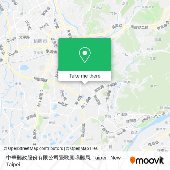 中華郵政股份有限公司鶯歌鳳鳴郵局地圖