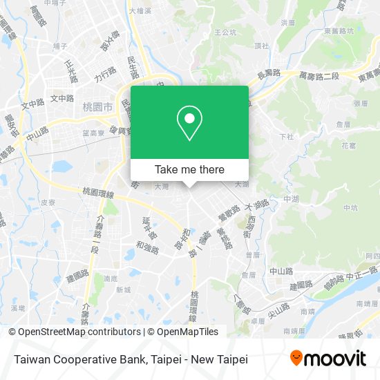 Taiwan Cooperative Bank map