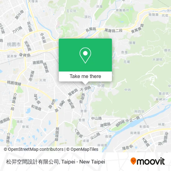 松羿空間設計有限公司地圖