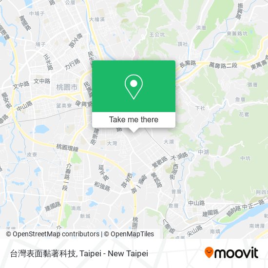 台灣表面黏著科技 map