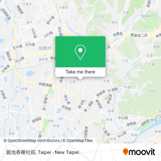 麗池香榭社區 map