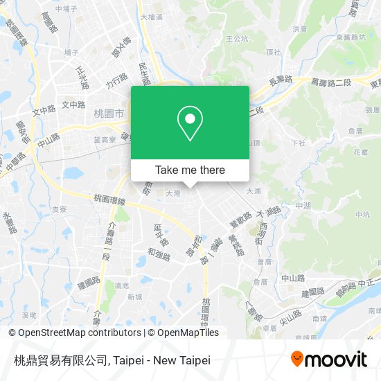 桃鼎貿易有限公司 map