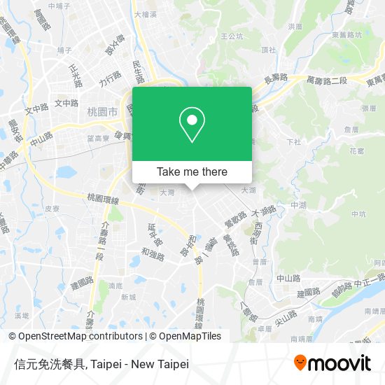 信元免洗餐具 map