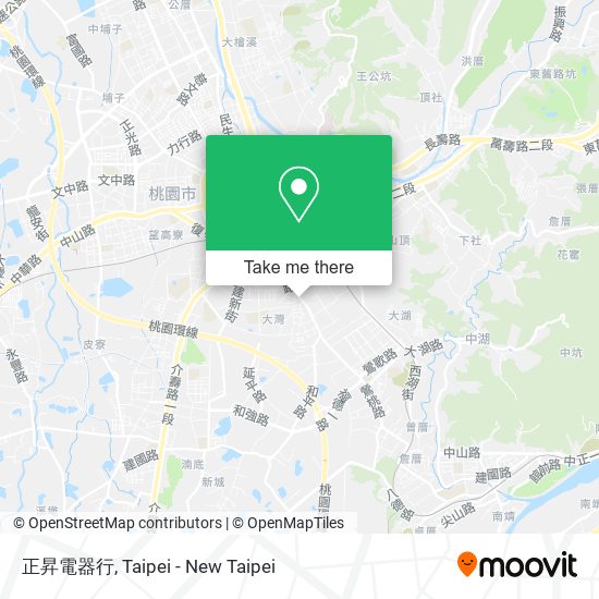 正昇電器行地圖