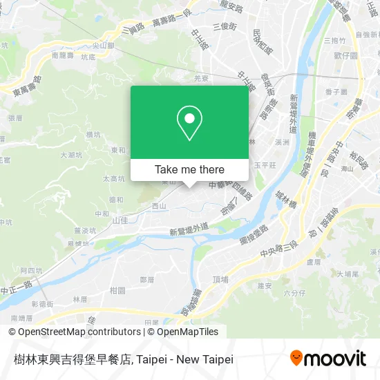 樹林東興吉得堡早餐店 map