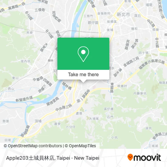 Apple203土城員林店地圖
