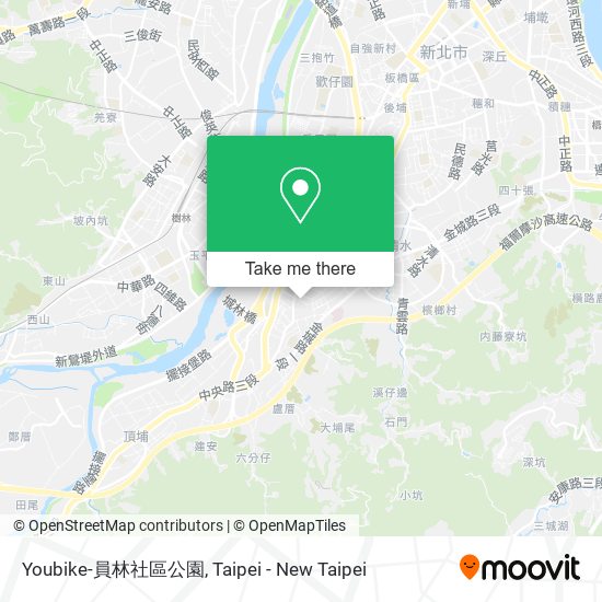 Youbike-員林社區公園地圖