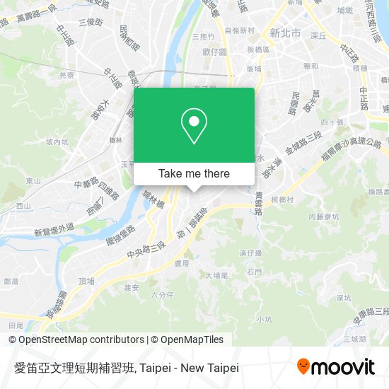 愛笛亞文理短期補習班地圖