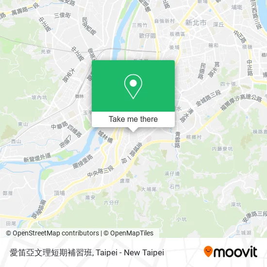愛笛亞文理短期補習班地圖