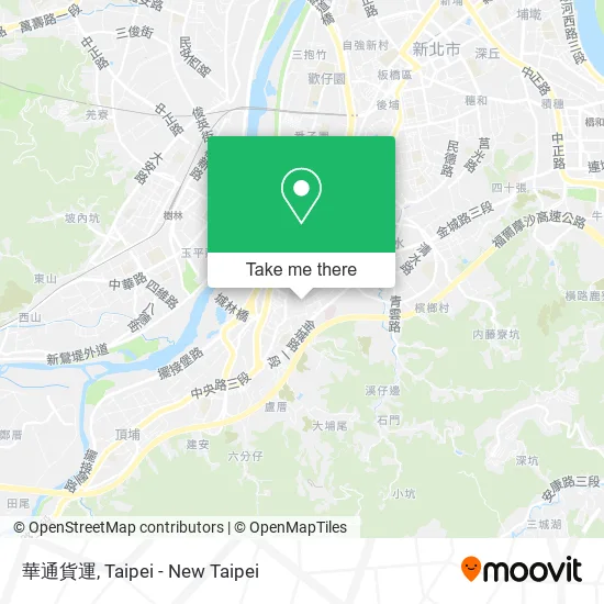 華通貨運 map