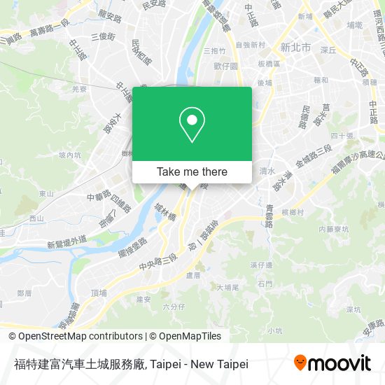 福特建富汽車土城服務廠 map