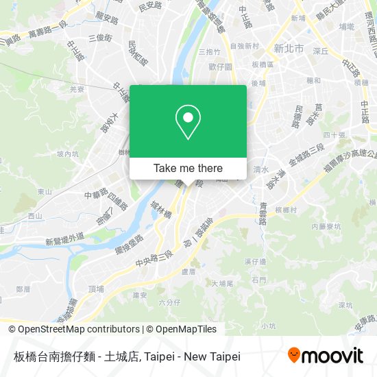 板橋台南擔仔麵 - 土城店 map