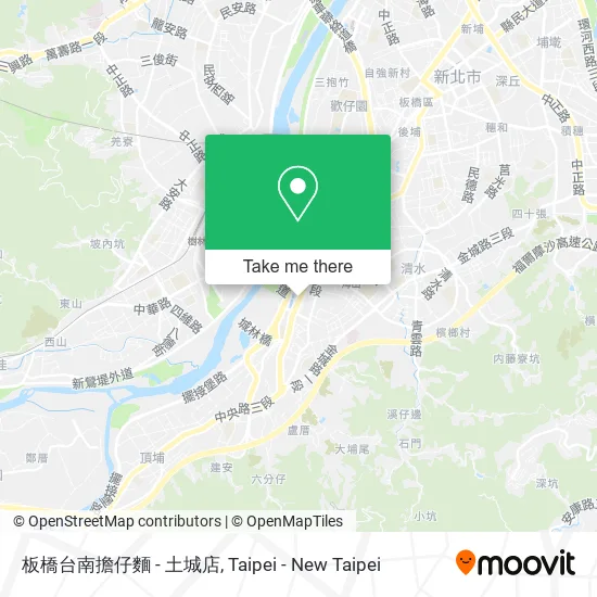 板橋台南擔仔麵 - 土城店 map