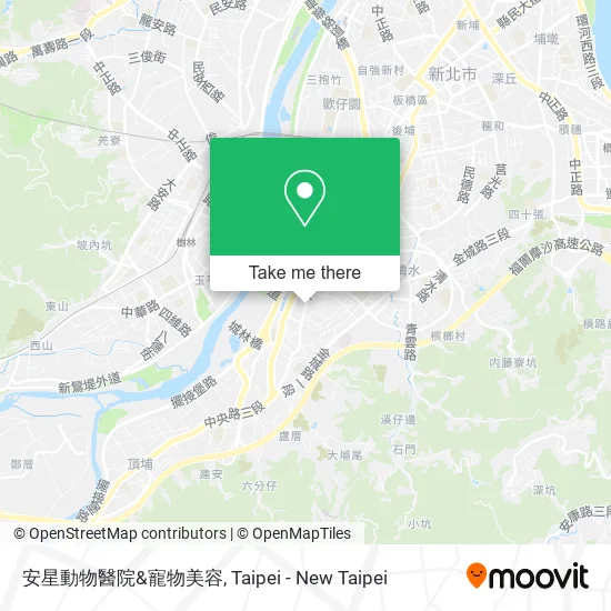 安星動物醫院&寵物美容地圖