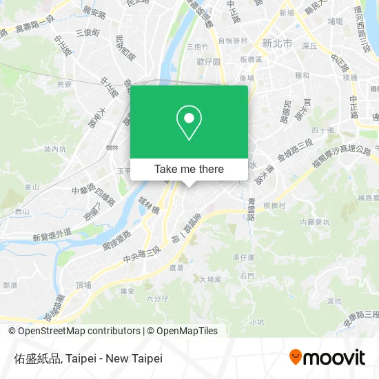 佑盛紙品 map