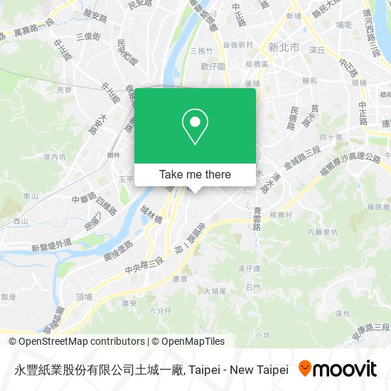 永豐紙業股份有限公司土城一廠 map