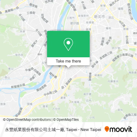 永豐紙業股份有限公司土城一廠 map