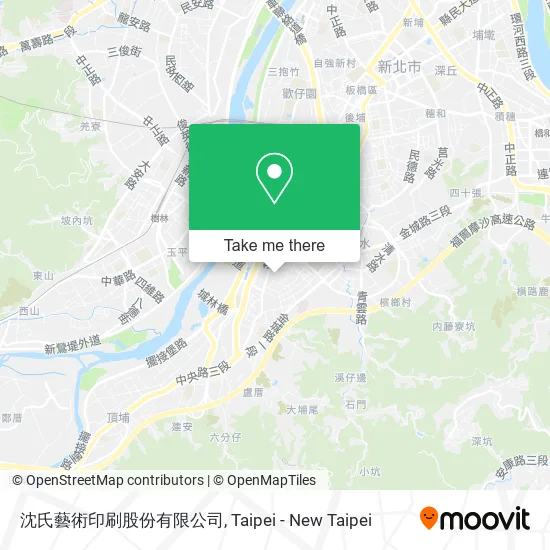 沈氏藝術印刷股份有限公司地圖