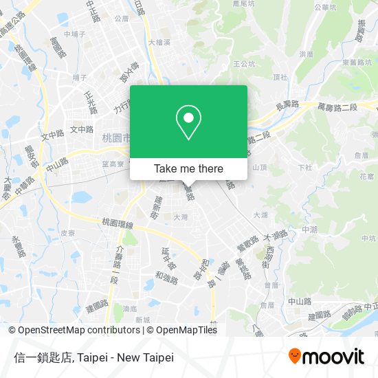 信一鎖匙店 map