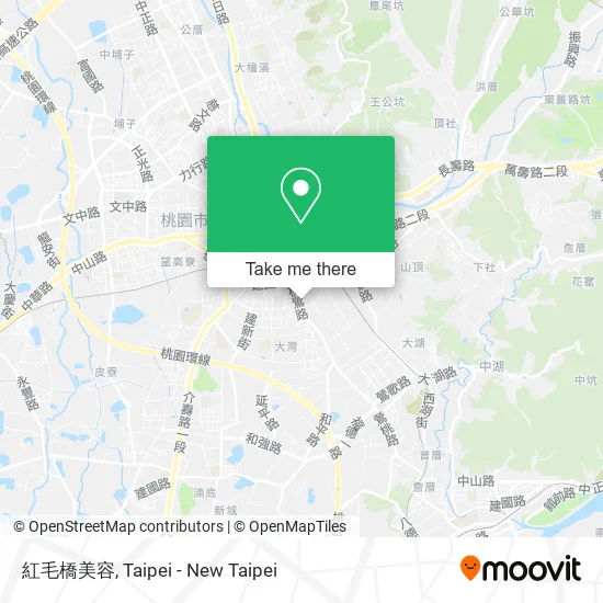 紅毛橋美容地圖