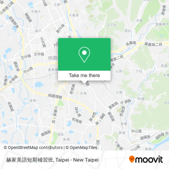 赫家美語短期補習班地圖