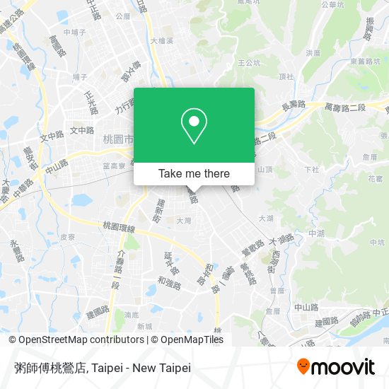 粥師傅桃鶯店 map