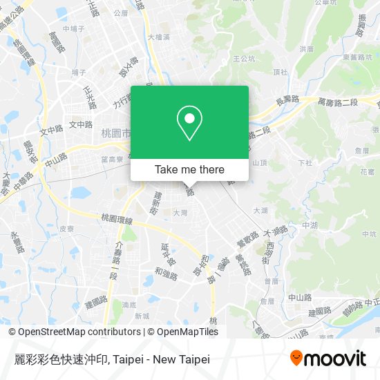 麗彩彩色快速沖印 map