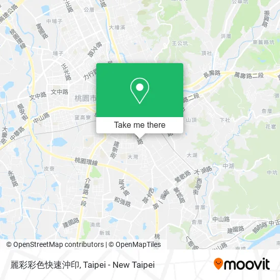 麗彩彩色快速沖印 map