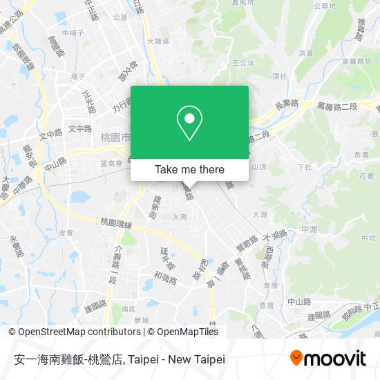 安一海南雞飯-桃鶯店 map