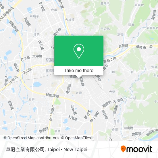 阜冠企業有限公司地圖