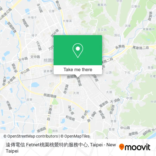遠傳電信 Fetnet桃園桃鶯特約服務中心 map