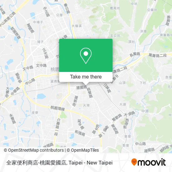 全家便利商店-桃園愛國店地圖