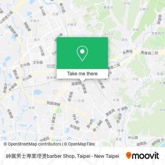 紳騰男士專業理燙barber Shop map