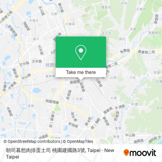 朝司暮想肉排蛋土司 桃園建國路3號 map