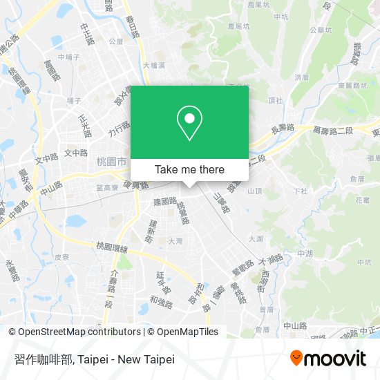 習作咖啡部 map
